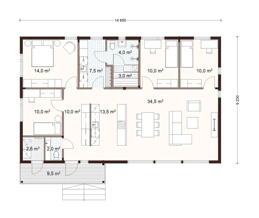 Aamu 135 1A floor plan
