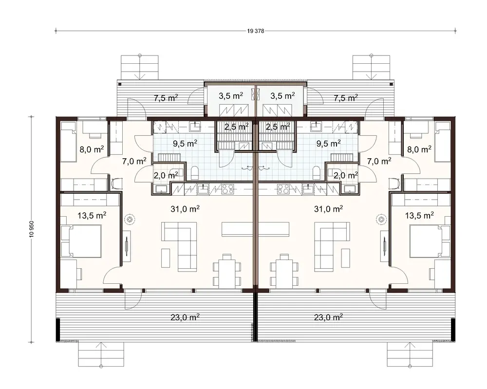Doble 174 1A floor plan