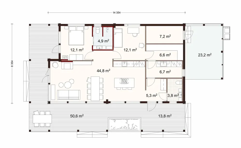 Dyyni 115 1A floor plan