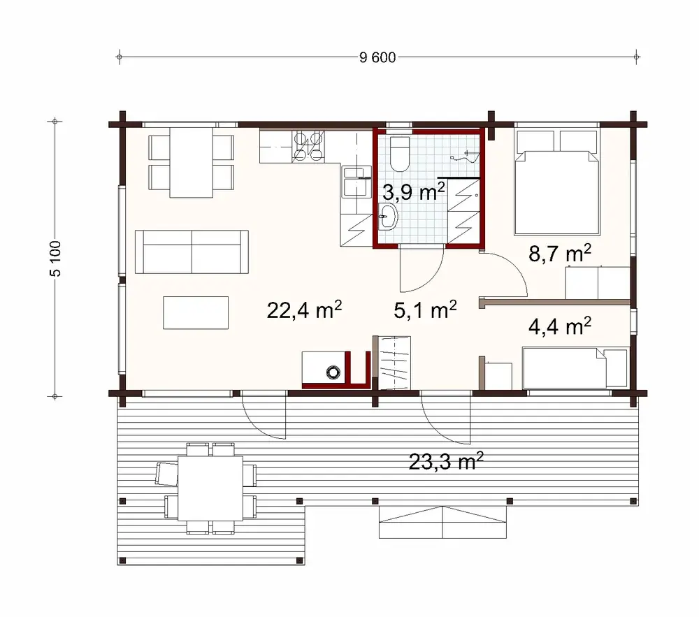 Dyyni 50 1 floor plan