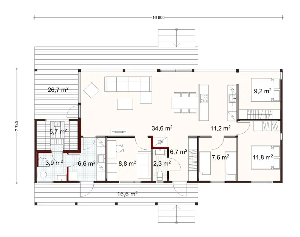 Halti 120 1A floor plan