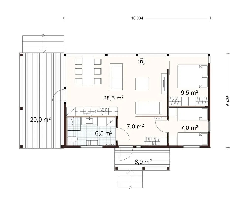 Halti 65 1A floor plan