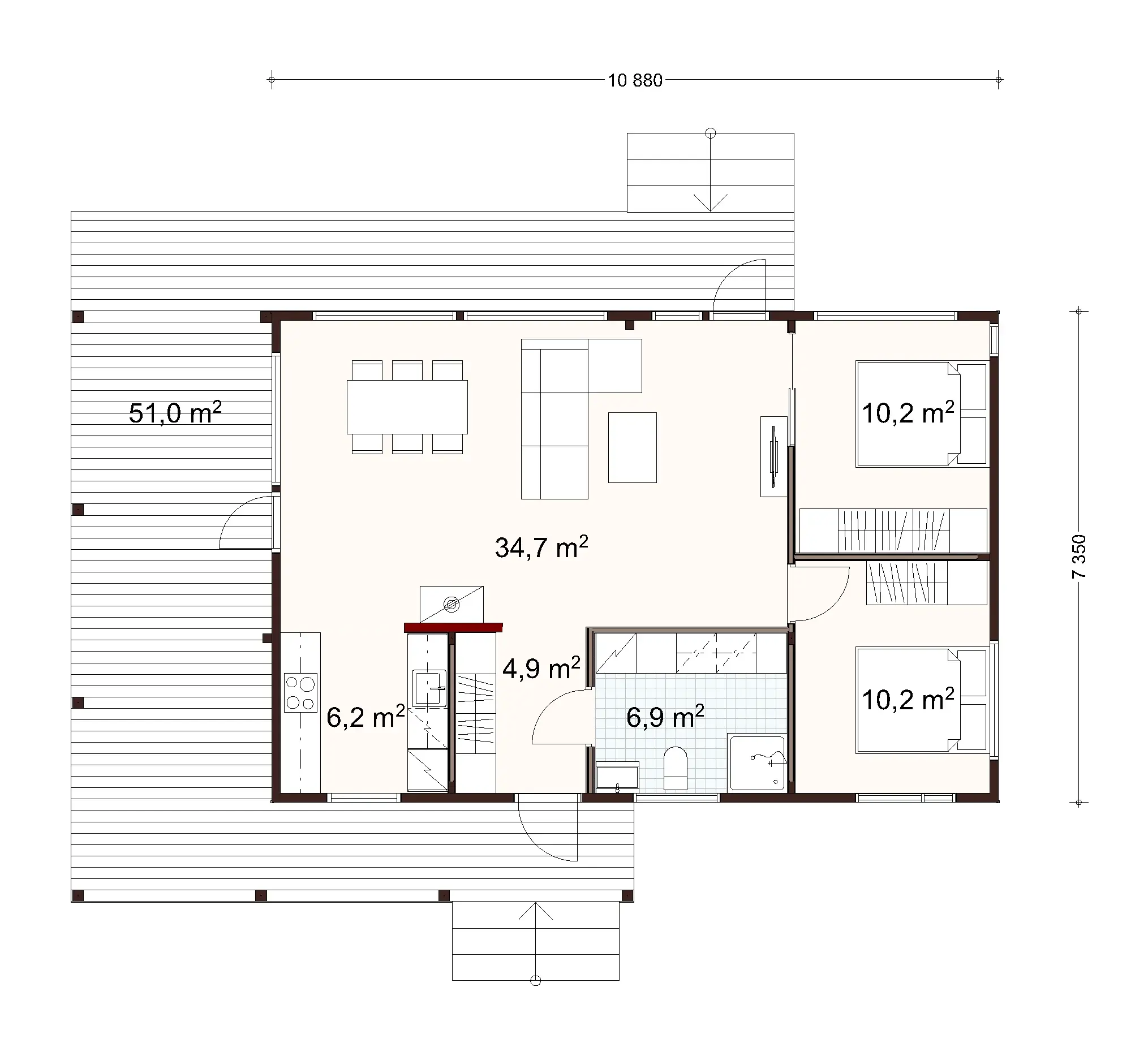 Halti 80 2A floor plan