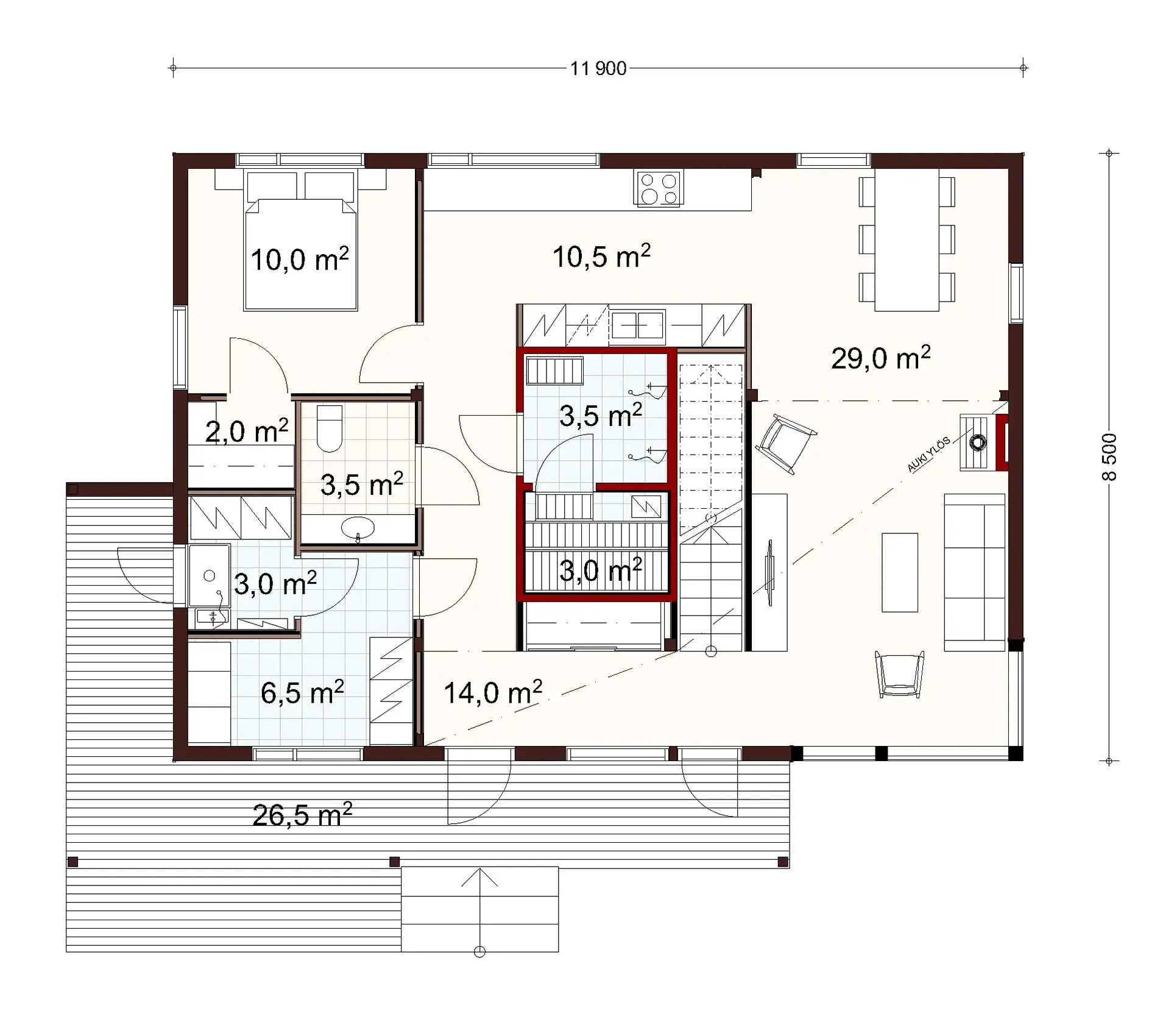 Havu 168 1A floor plan