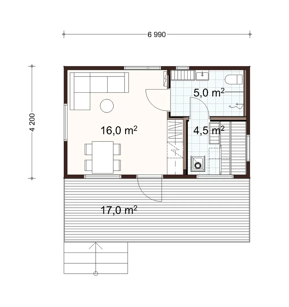 Hieta 29 1A floor plan