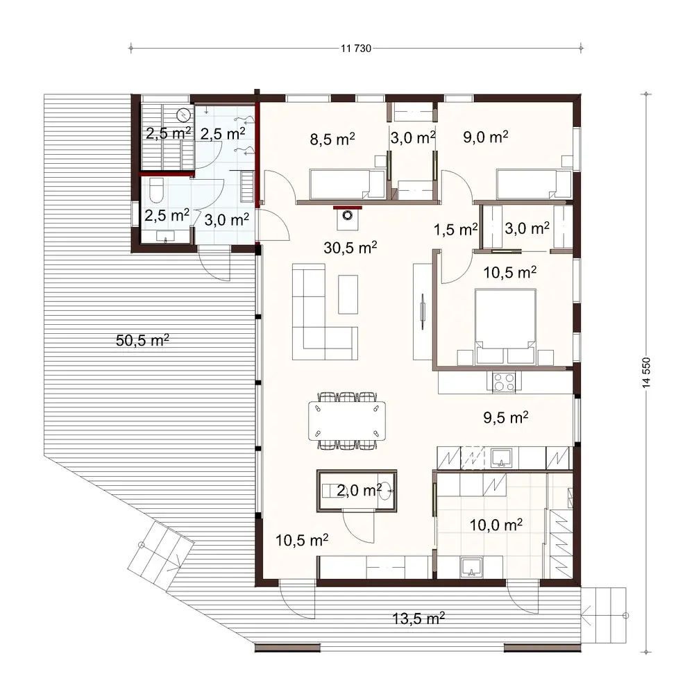 Huomen 123 1A floor plan