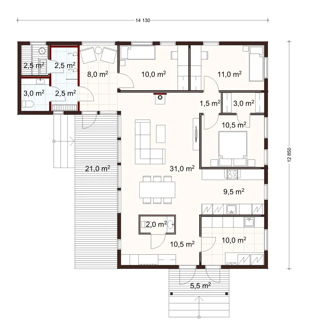 Huomen 133 1A floor plan