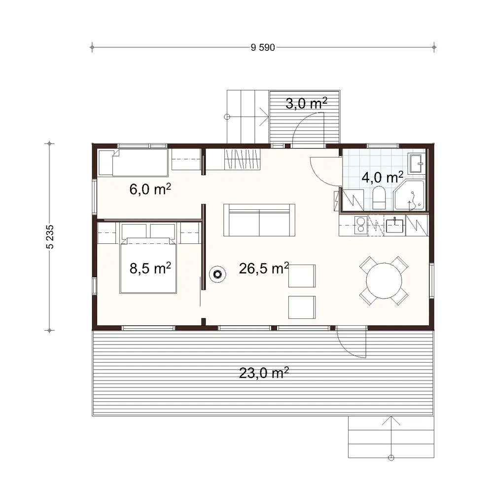 Hygge 50 1A floor plan