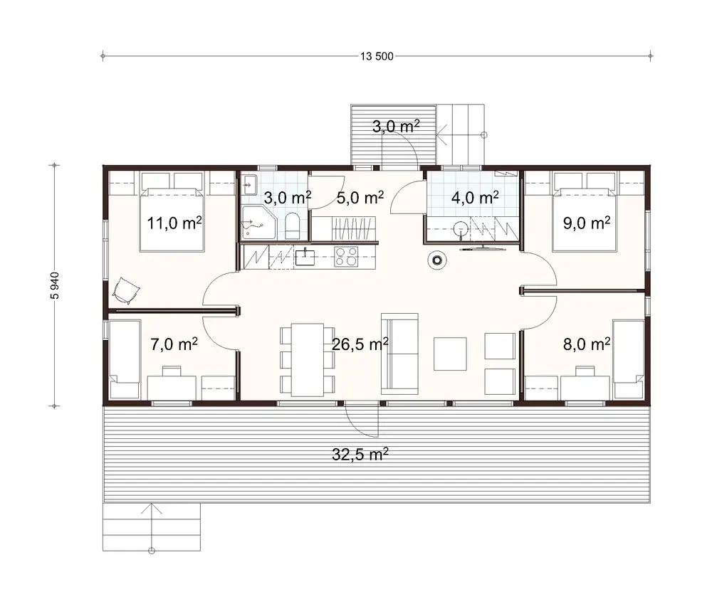 Hygge 80 2A floor plan