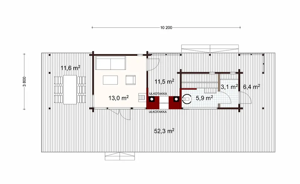 Kide 25 1A floor plan