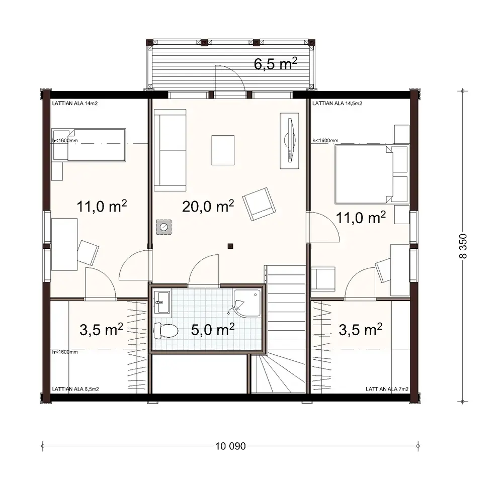 Kunnas 163 1A floor plan