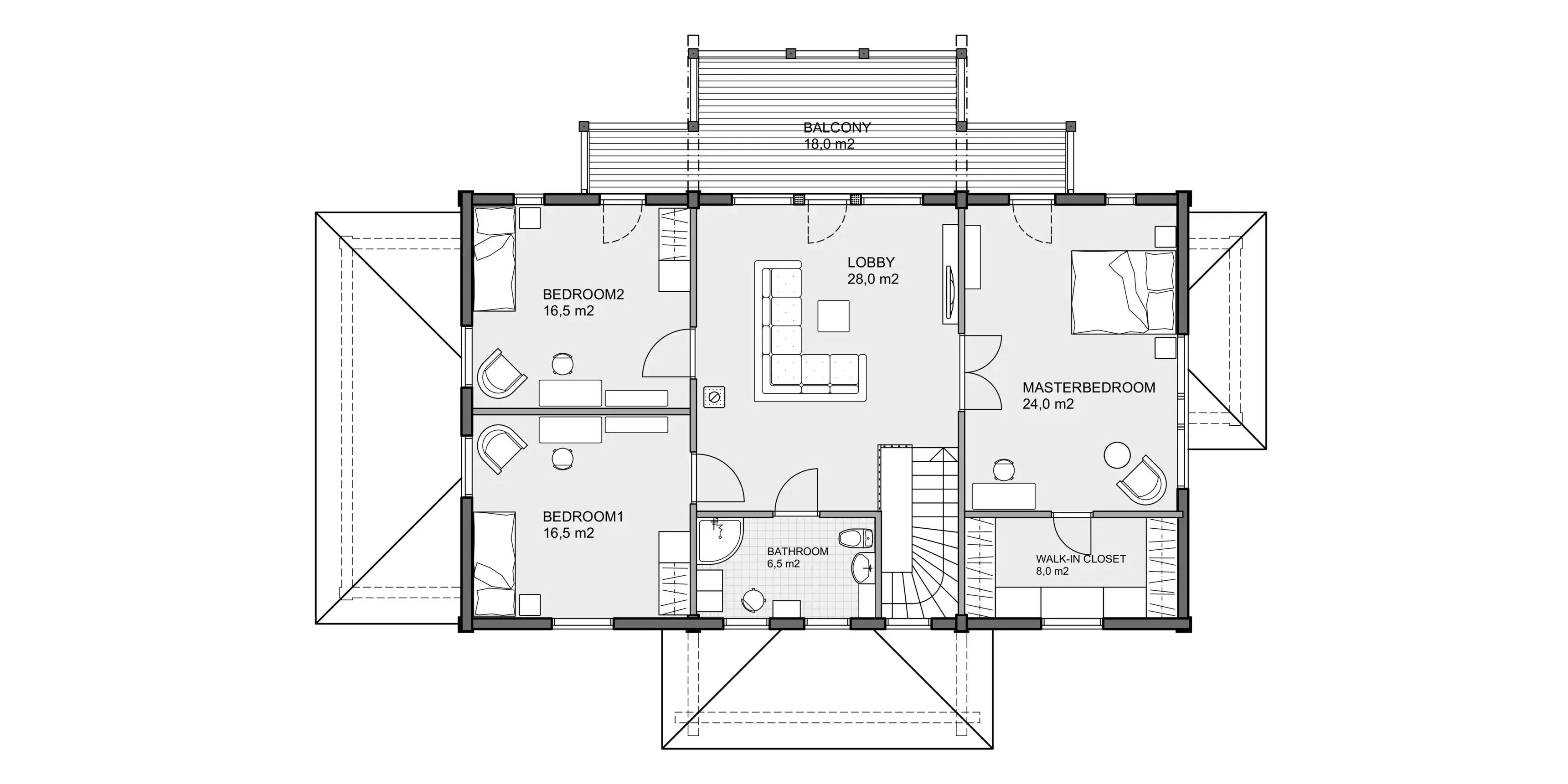 Kunnas 250 1A floor plan