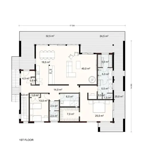 Kuusi 360 1A floor plan