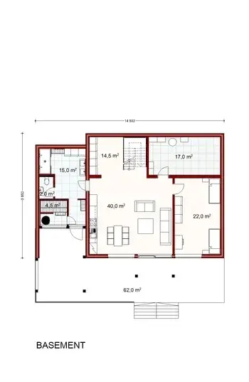 Laakso 385 1A floor plan
