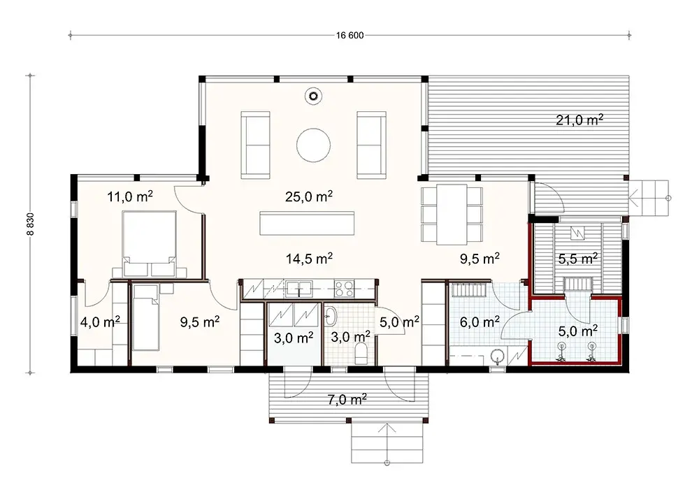 Lastu 115 1A floor plan
