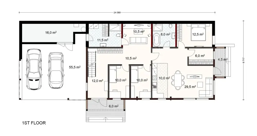 Latva 391 1A floor plan