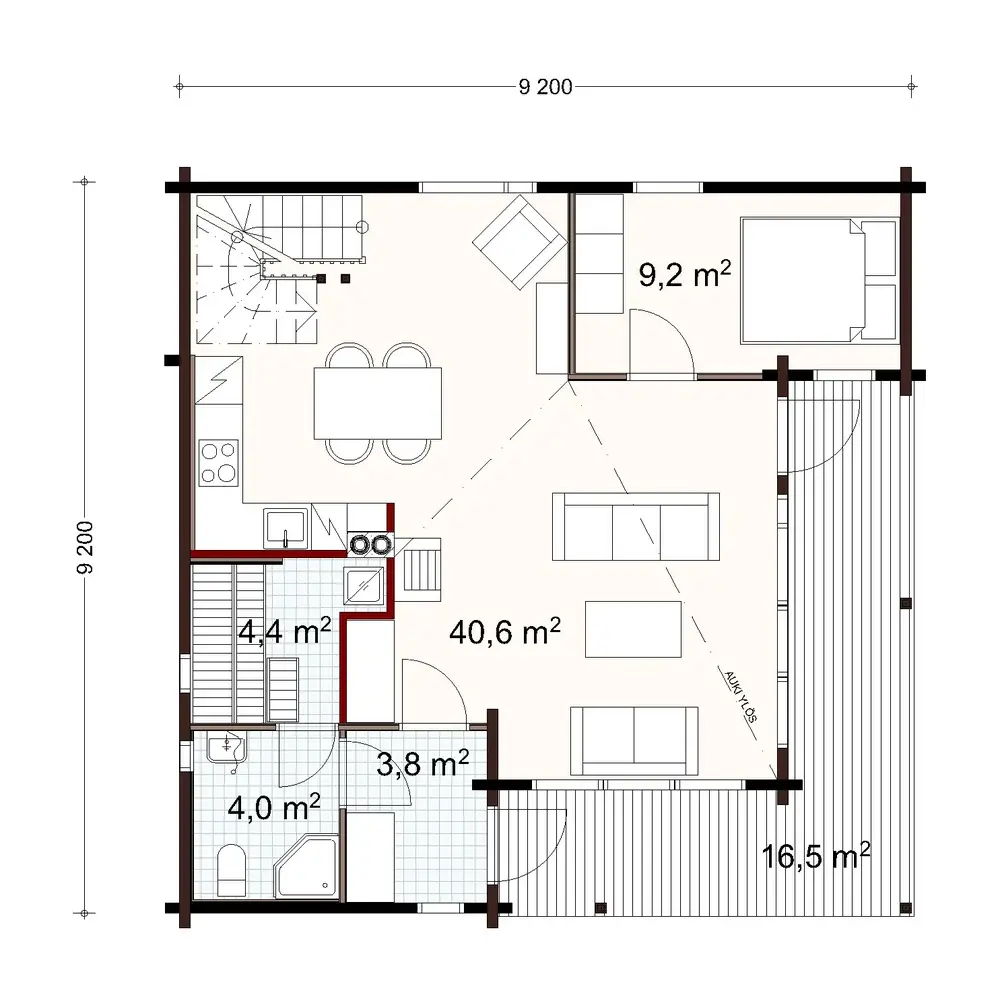 Leija 77 1A floor plan