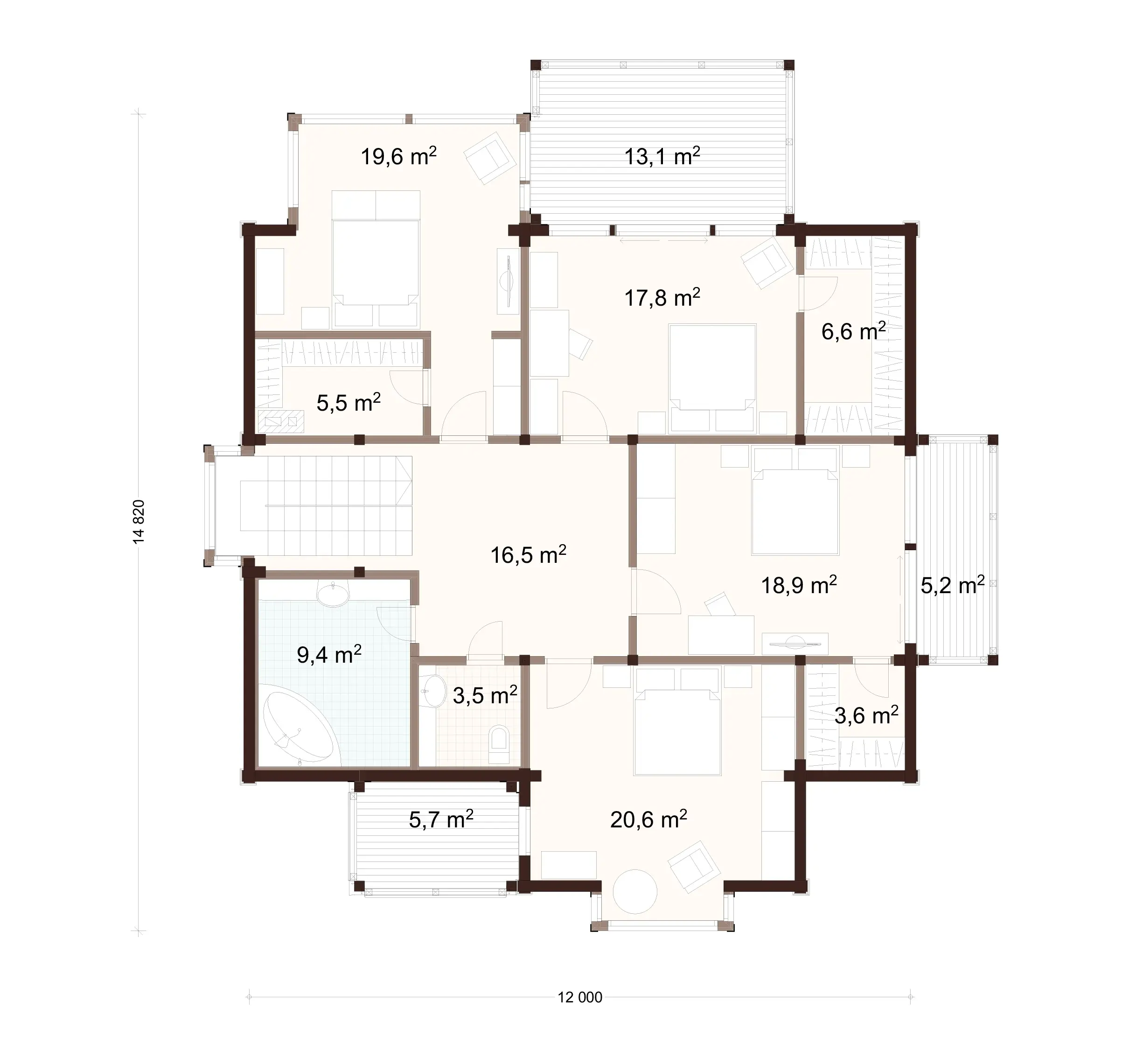 Linssi 290 1A floor plan