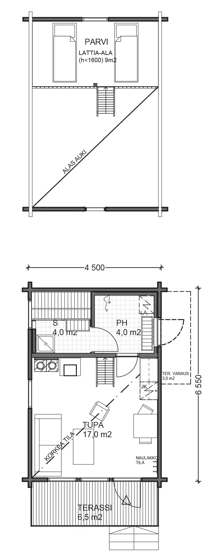Lintukoto 30 1A floor plan