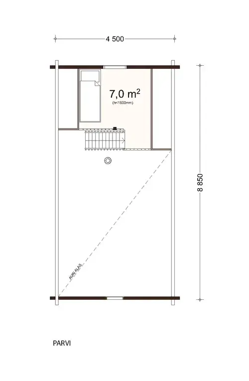 Lintukoto 40 2A floor plan