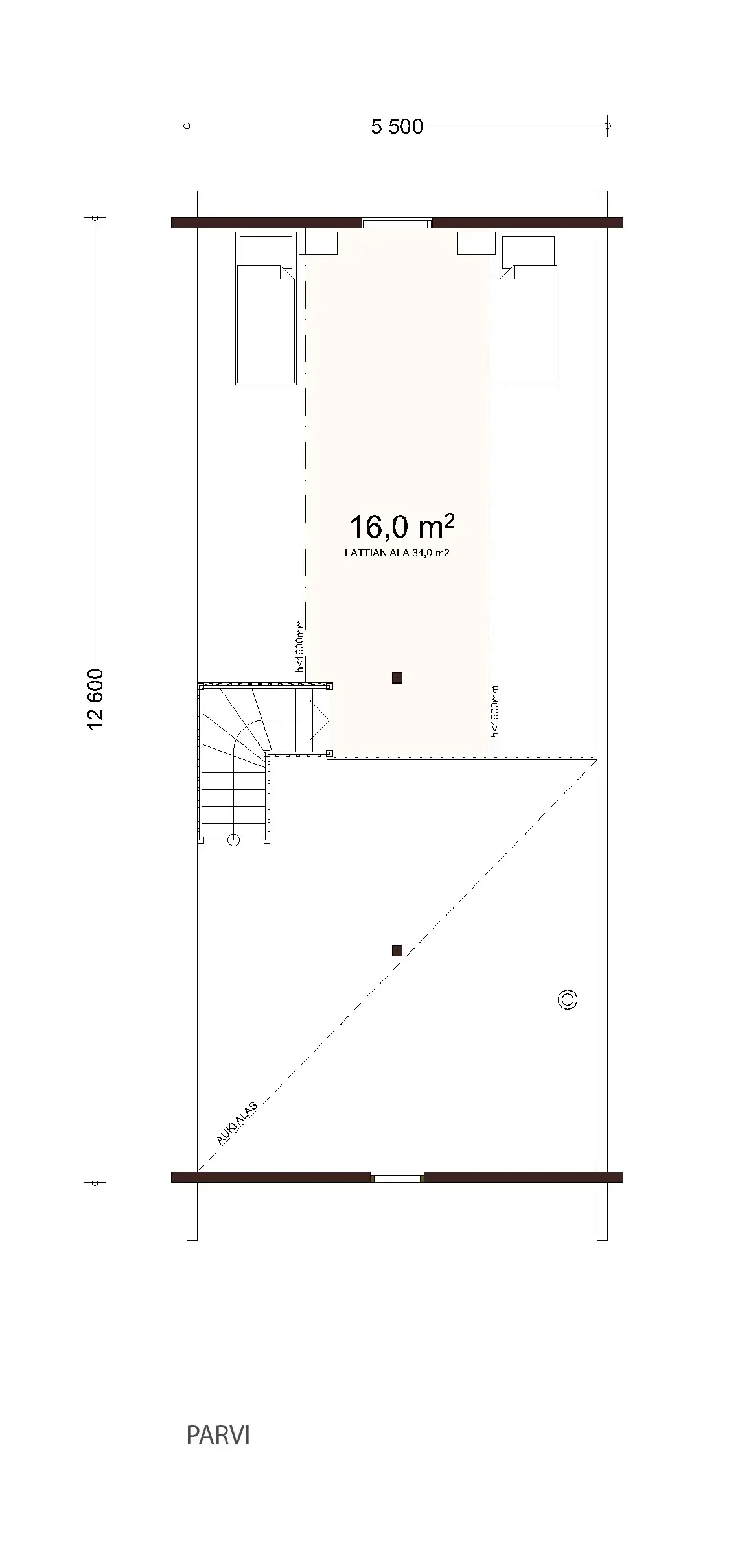 Lintukoto 86 1A floor plan