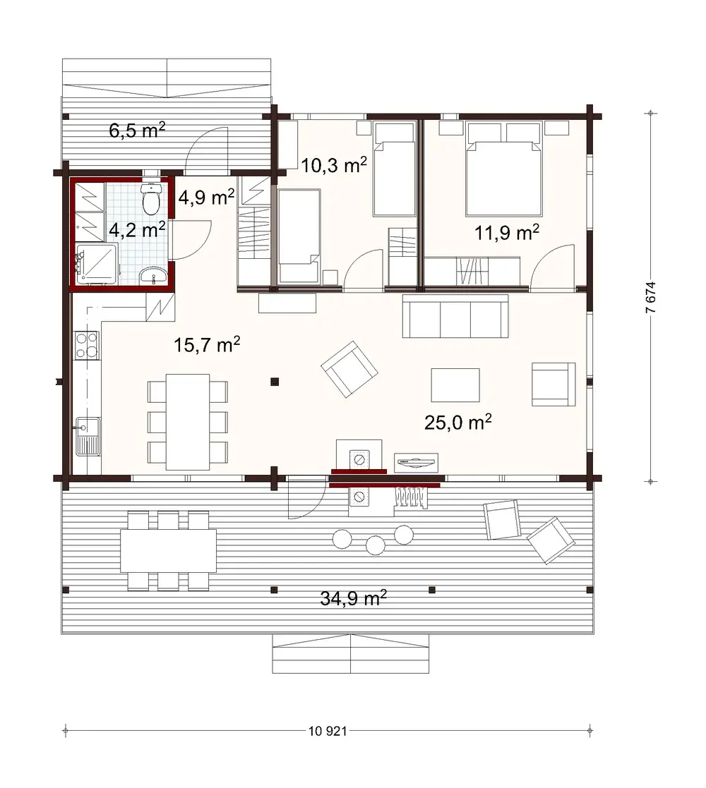 Loimu 80 2A floor plan