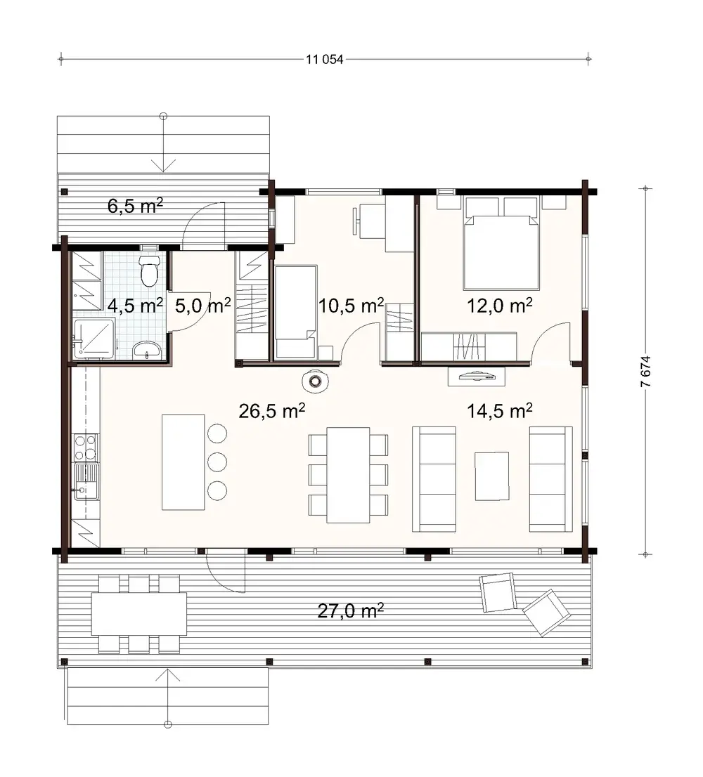 Loimu 80 3A floor plan