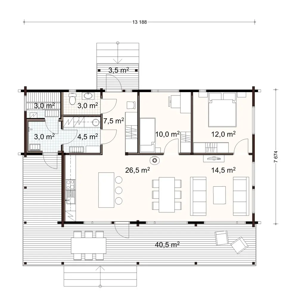 Loimu 93 2A floor plan
