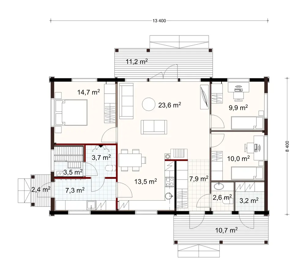 Lumi 110 1A floor plan