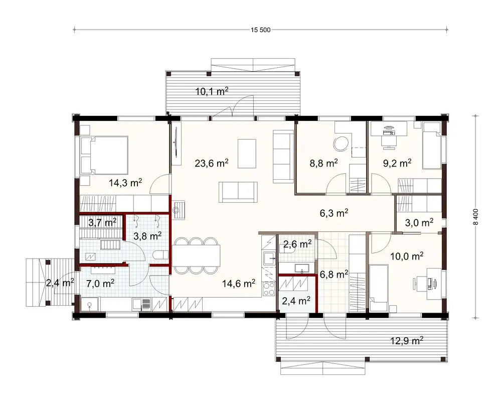 Lumi 130 1A floor plan