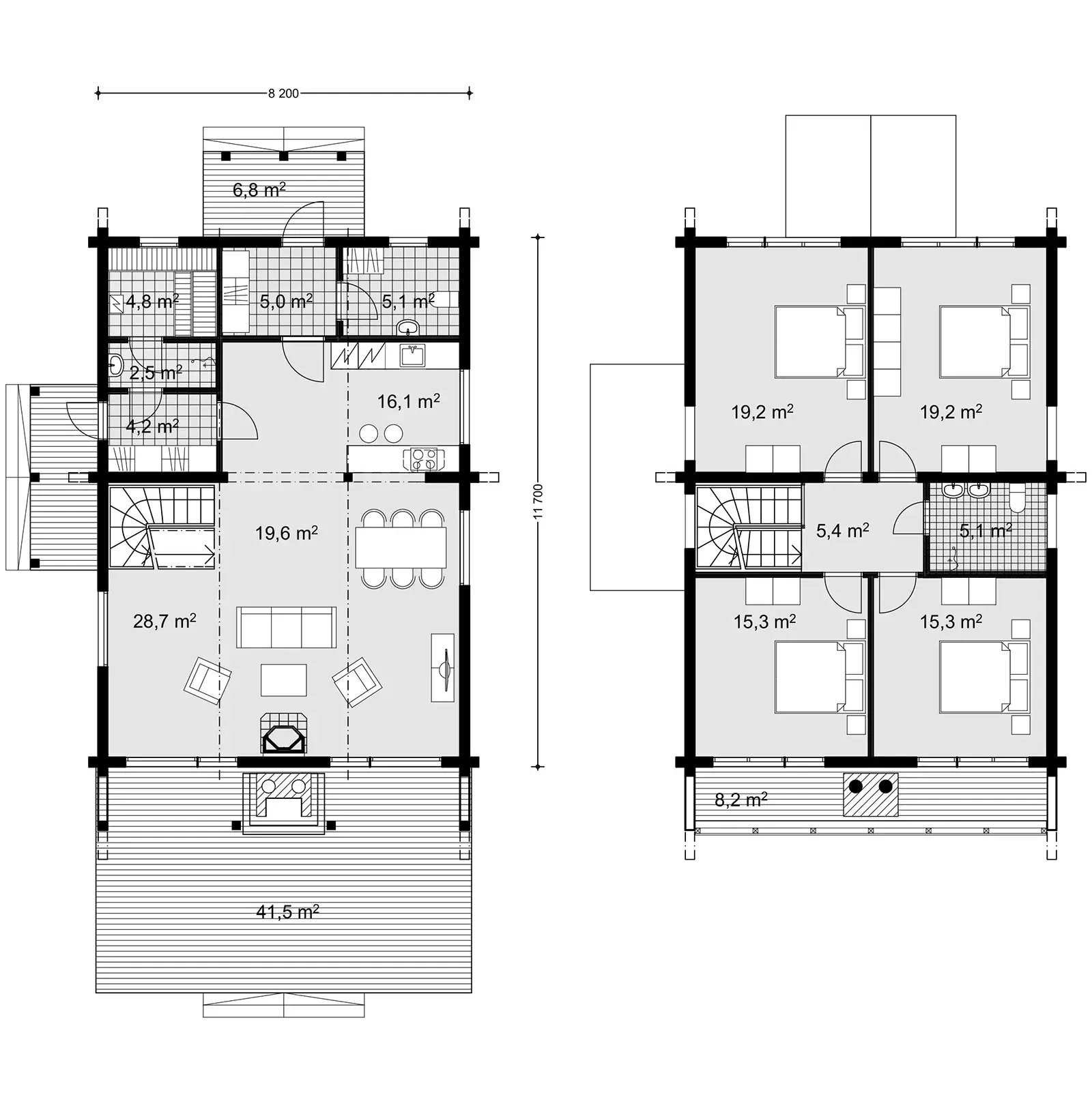 Lumikello 190 2A floor plan