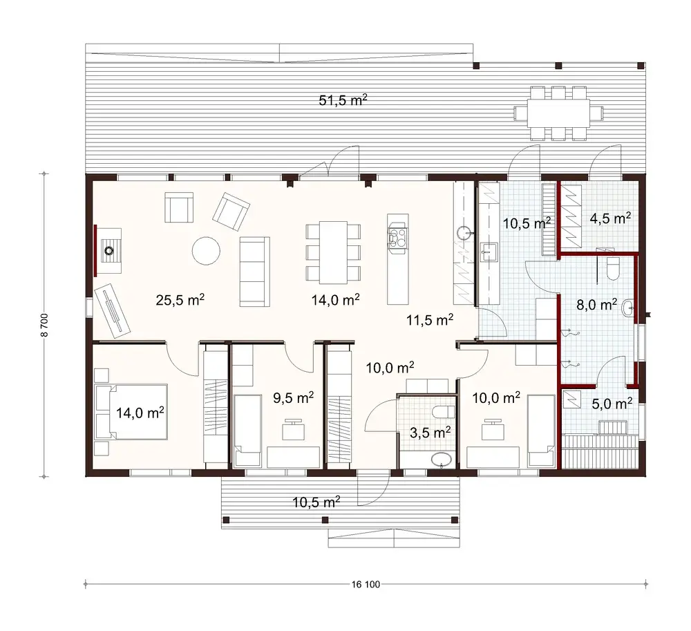 Mambo 140 4A floor plan