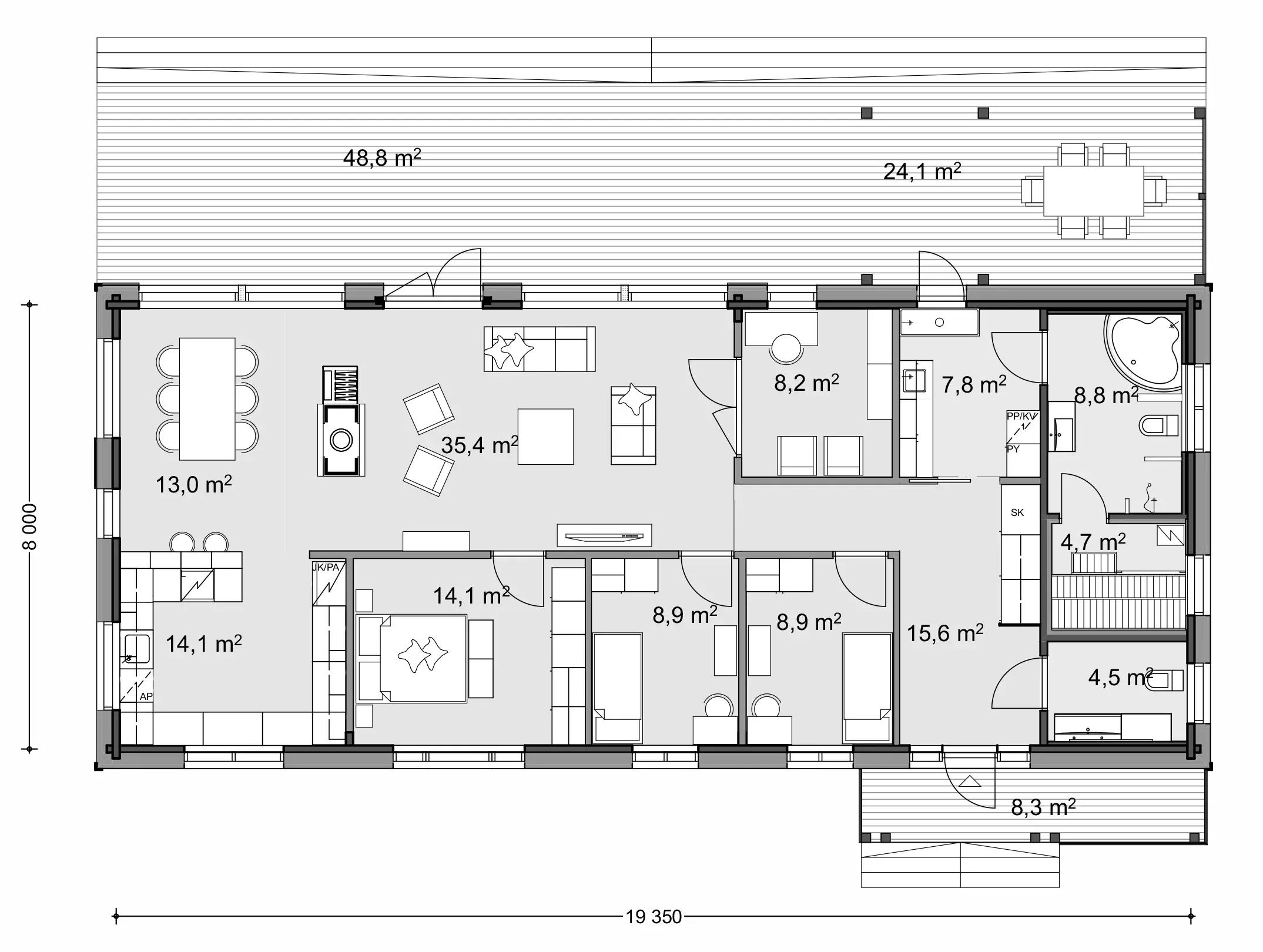 Mambo 175 1A floor plan