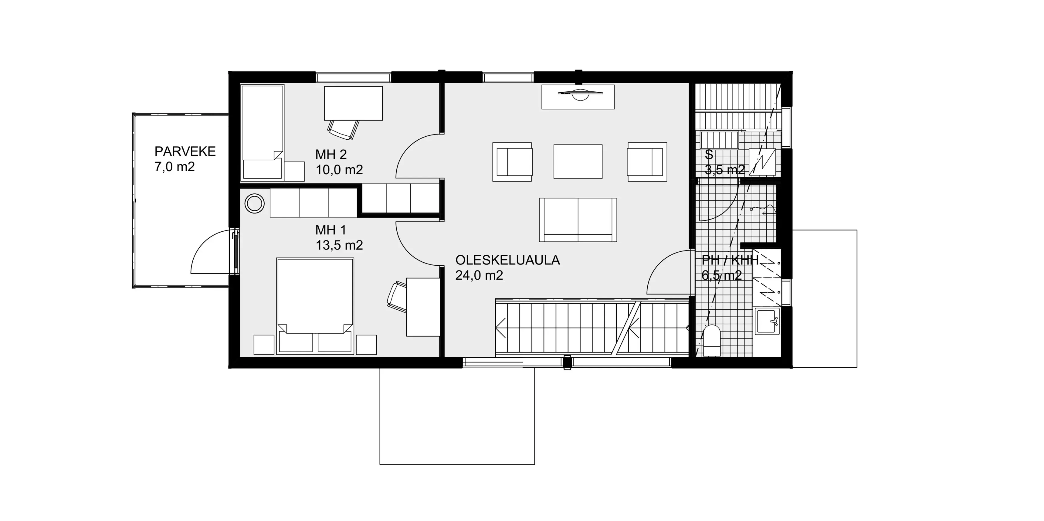 Markki 140 3A floor plan