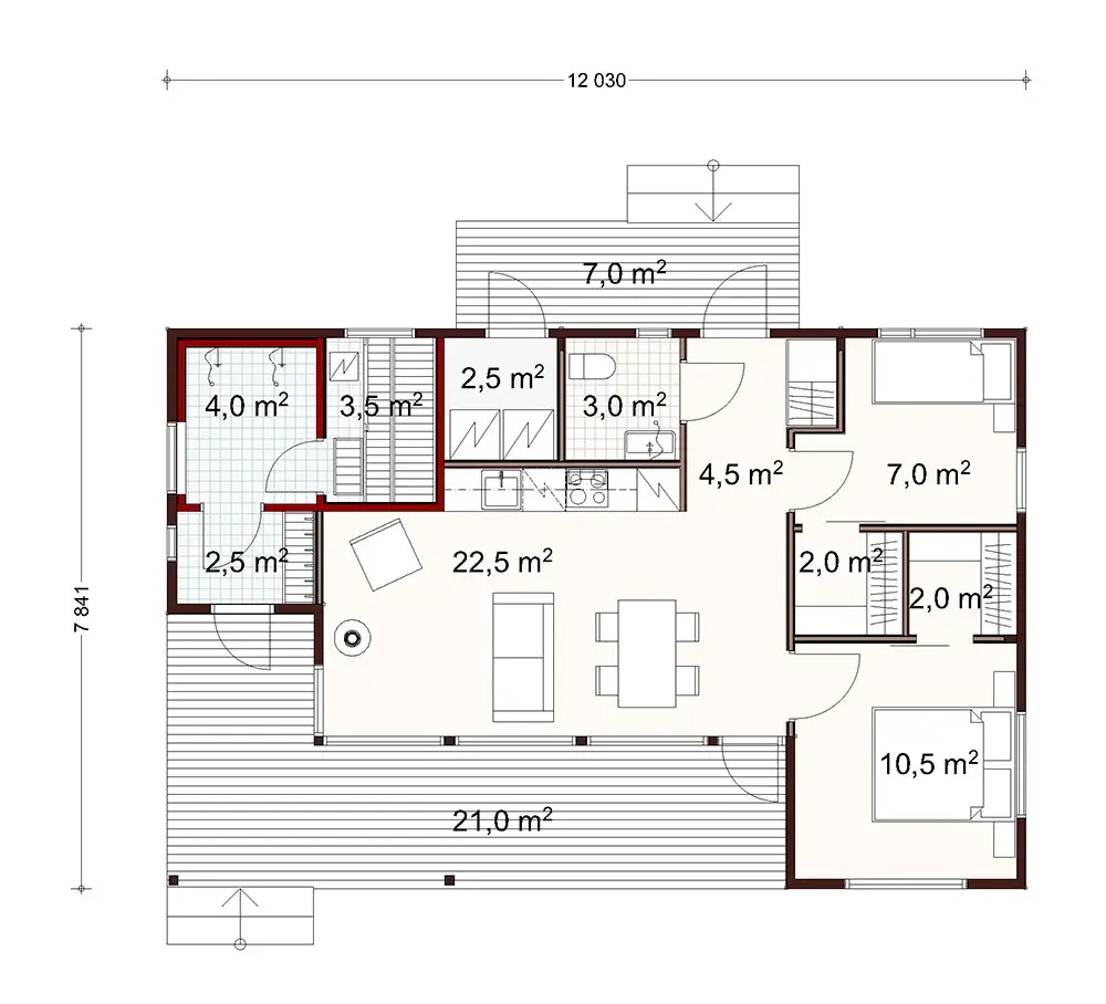 Nila 73 1A floor plan
