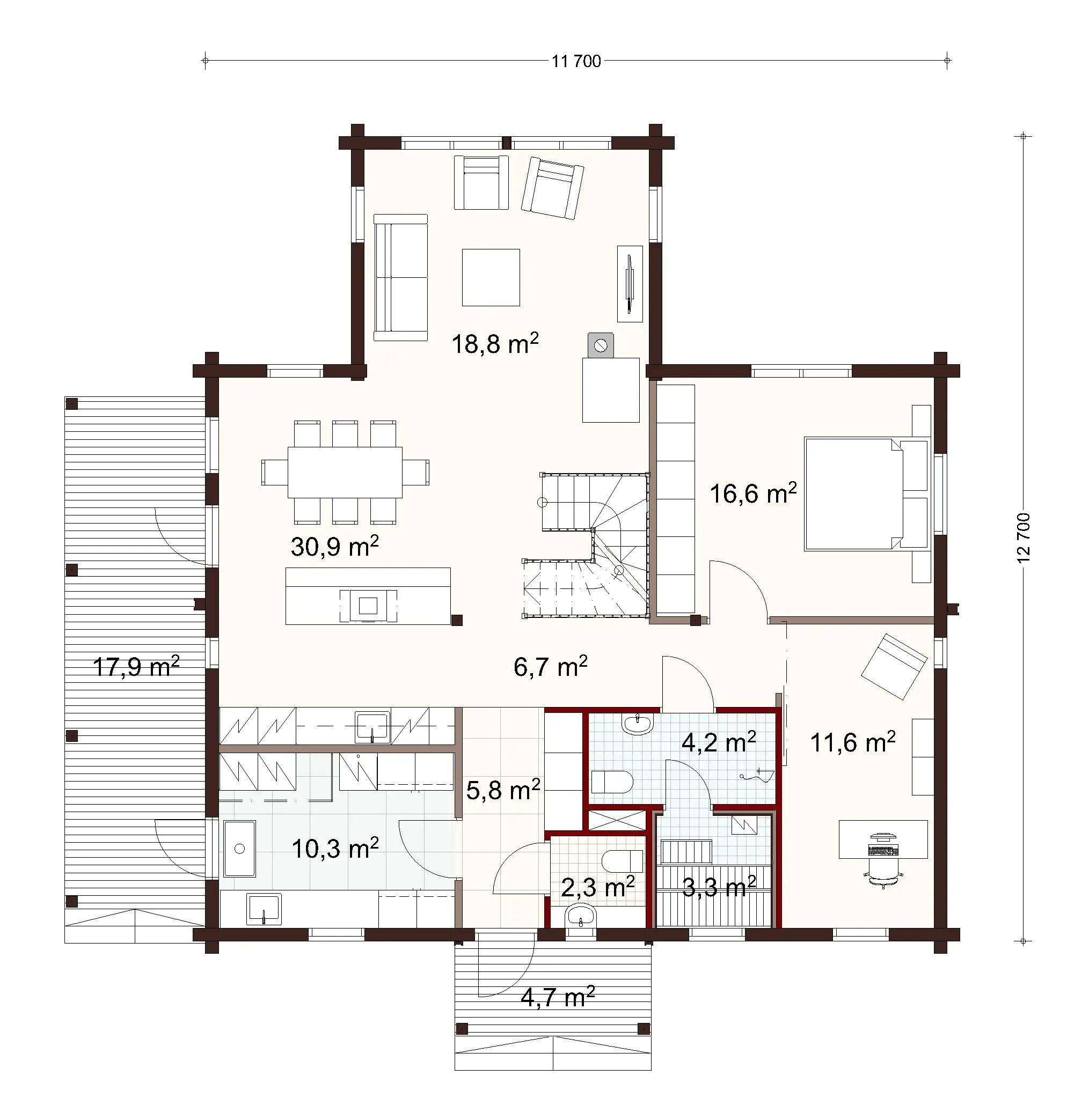 Pouta 171 1A floor plan