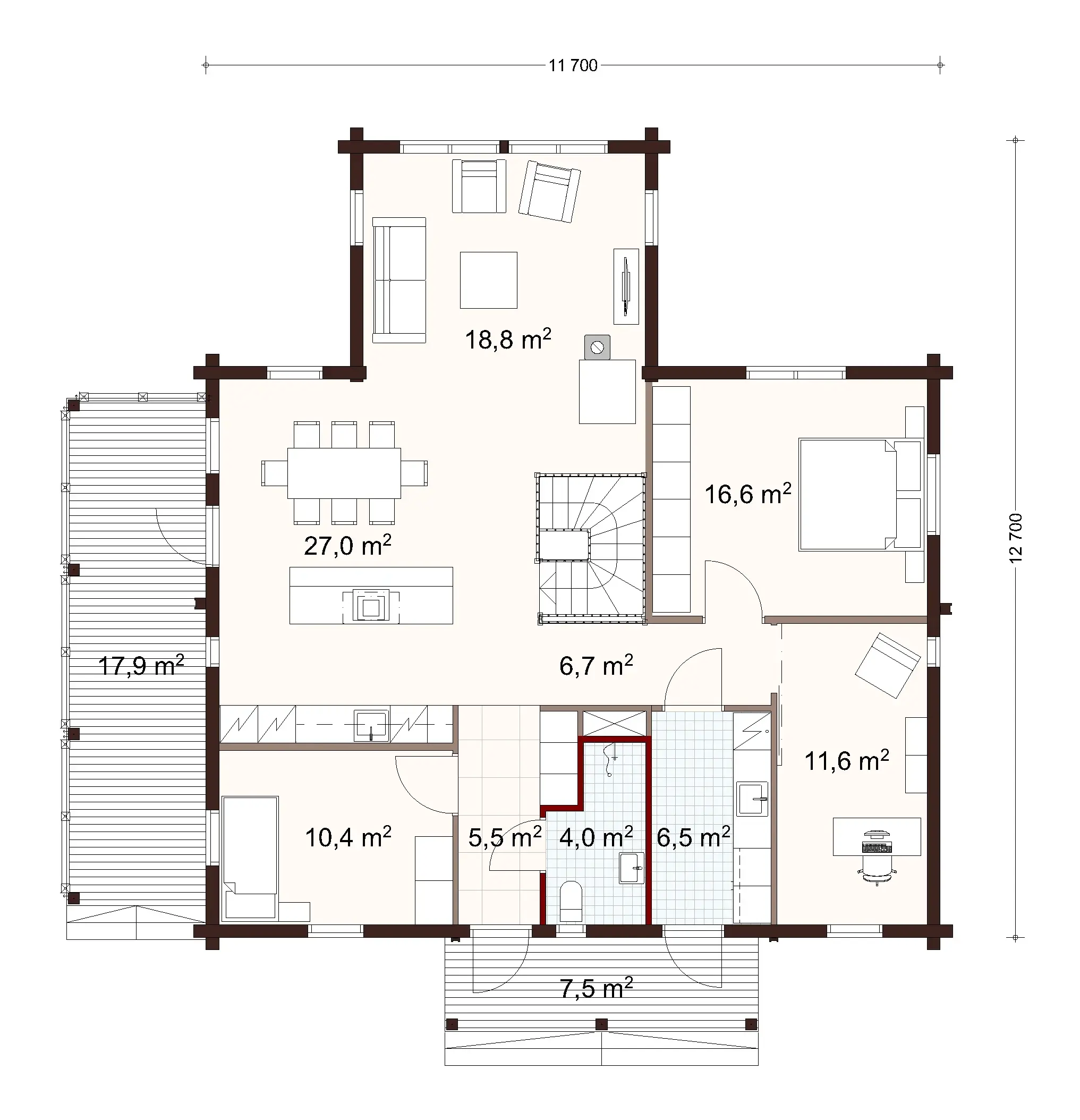 Pouta 186 1A floor plan