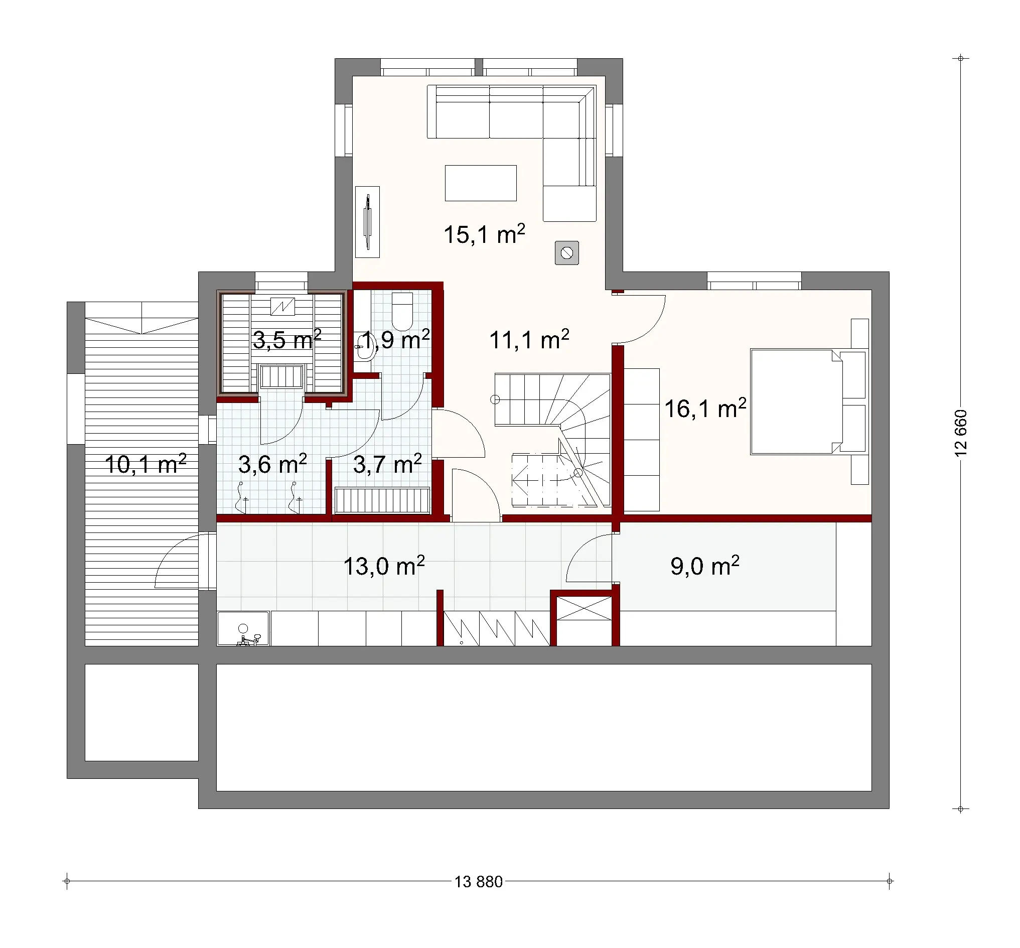 Pouta 236 1A floor plan