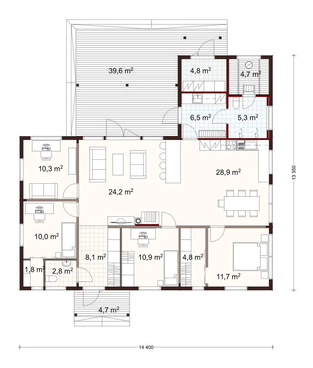 Pyry 150 1A floor plan