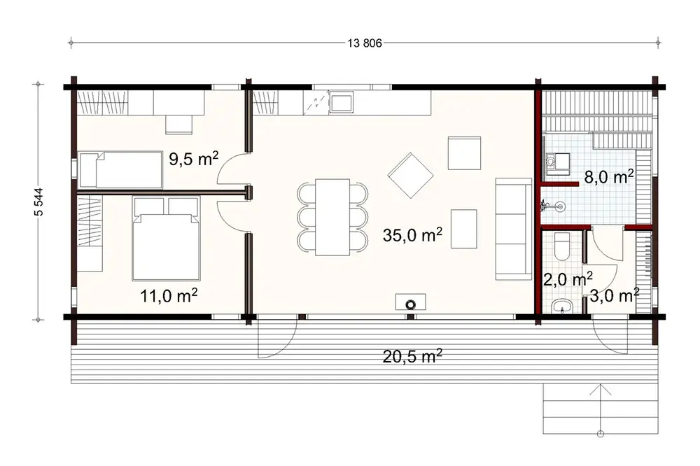 Rantama 77 1A floor plan