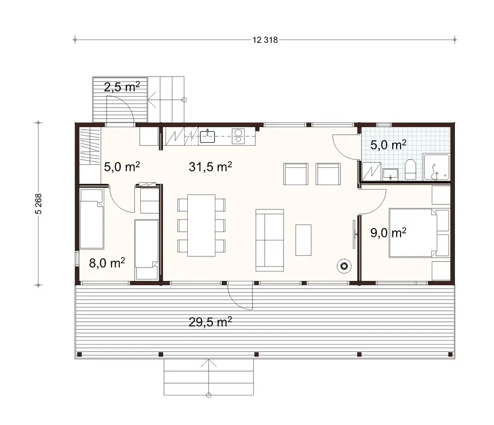Rock 65 1A floor plan