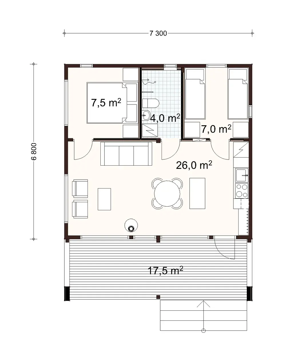 Sand 50 1A floor plan