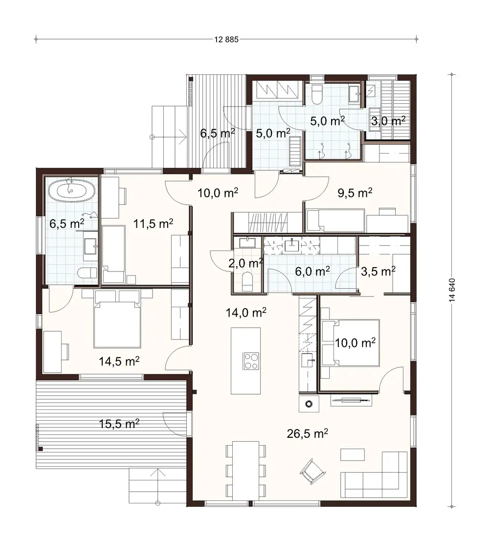 Silmu 144 1A floor plan