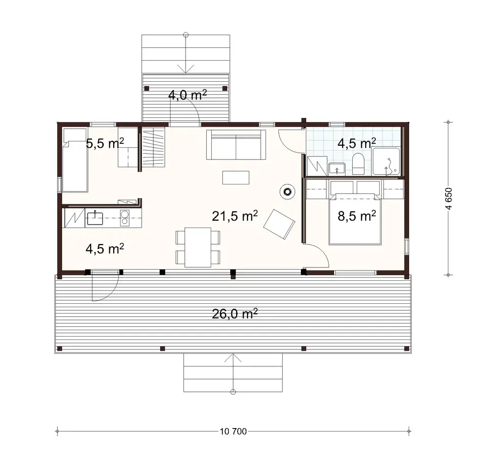 Sirius 50 1A floor plan