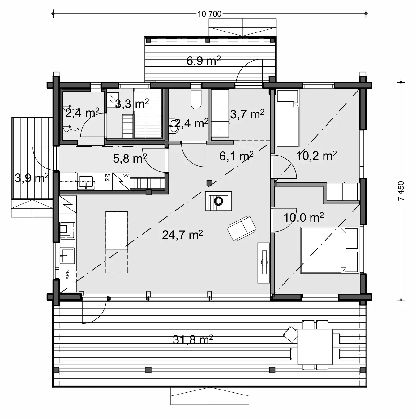 Sirius 79 1A floor plan