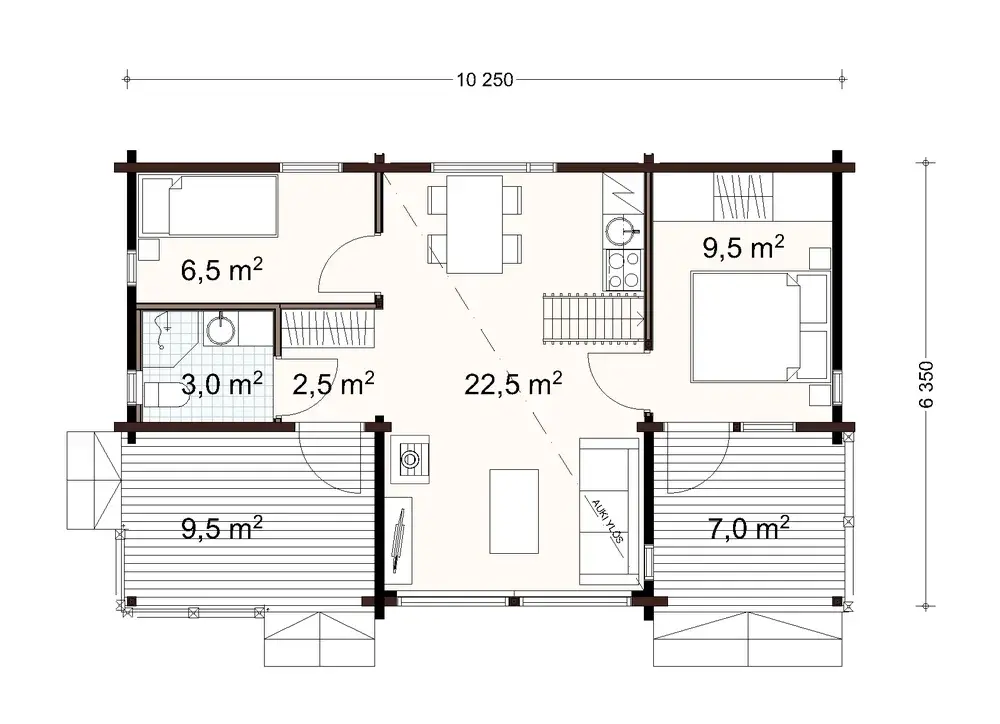 Soihtu 50 1A floor plan