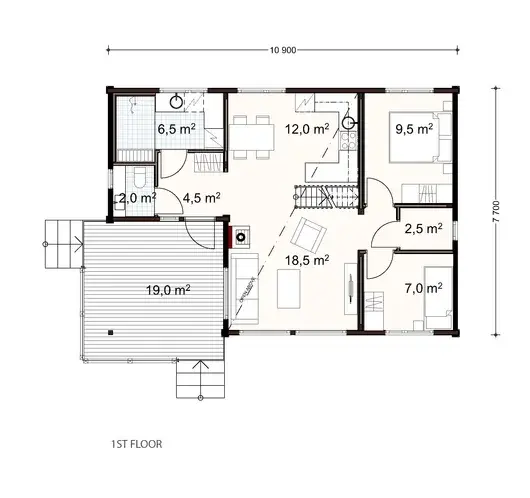 Soihtu 70 2A floor plan