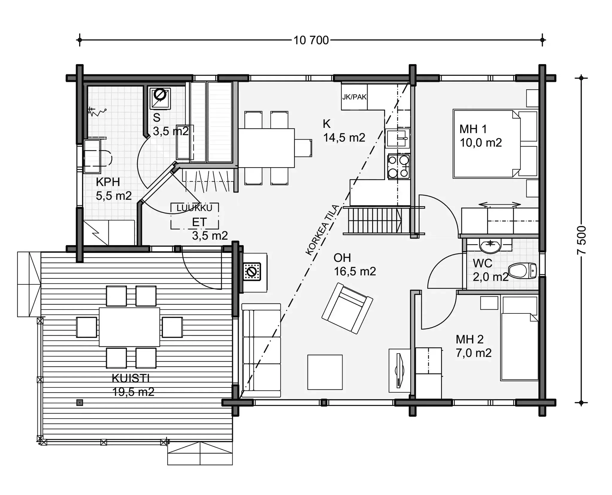 Soihtu 70 4A floor plan