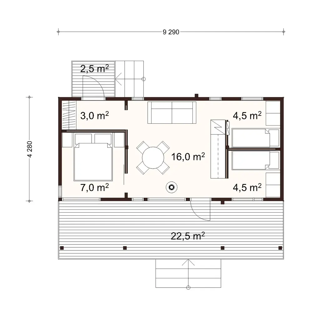 Star 40 2A floor plan