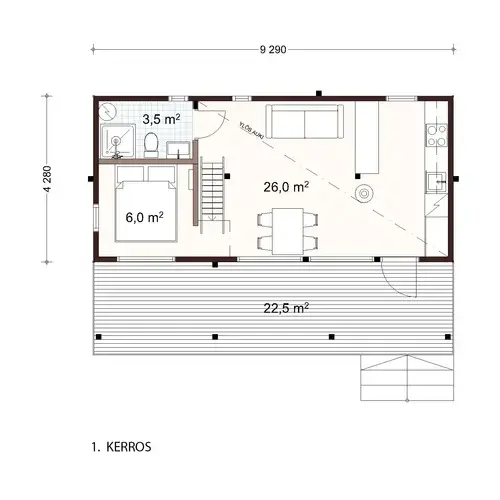 Star 40 3A floor plan